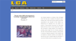 Desktop Screenshot of lifechristianacademy.org