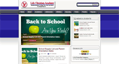 Desktop Screenshot of lifechristianacademy.com